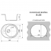 Каменная мойка S-20 овальная